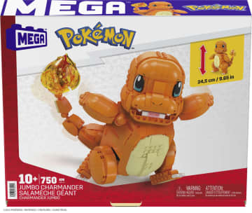 MEGA Pokémon: Jumbo Charmander - 750 Piece Building Set Toys & Games Mattel