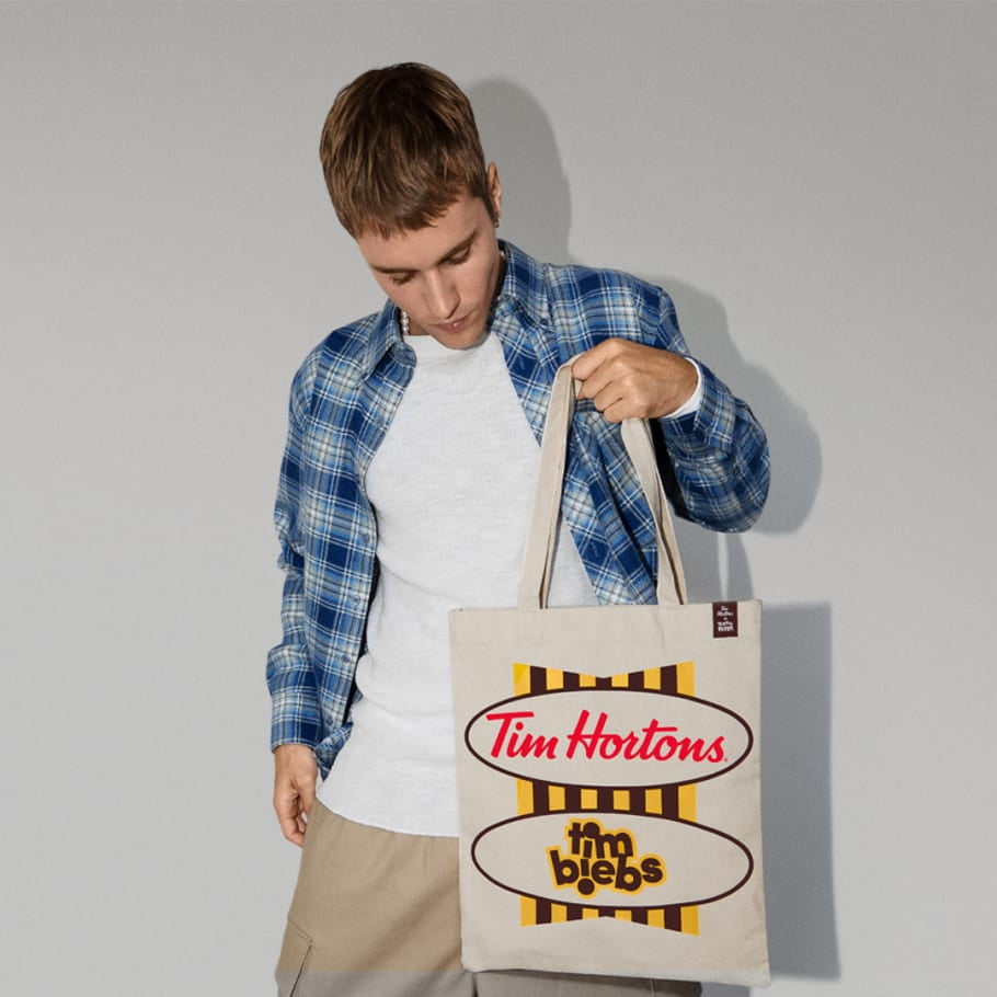Justin Bieber x Tim Hortons TimBiebs Bundle - Beanie, Tote