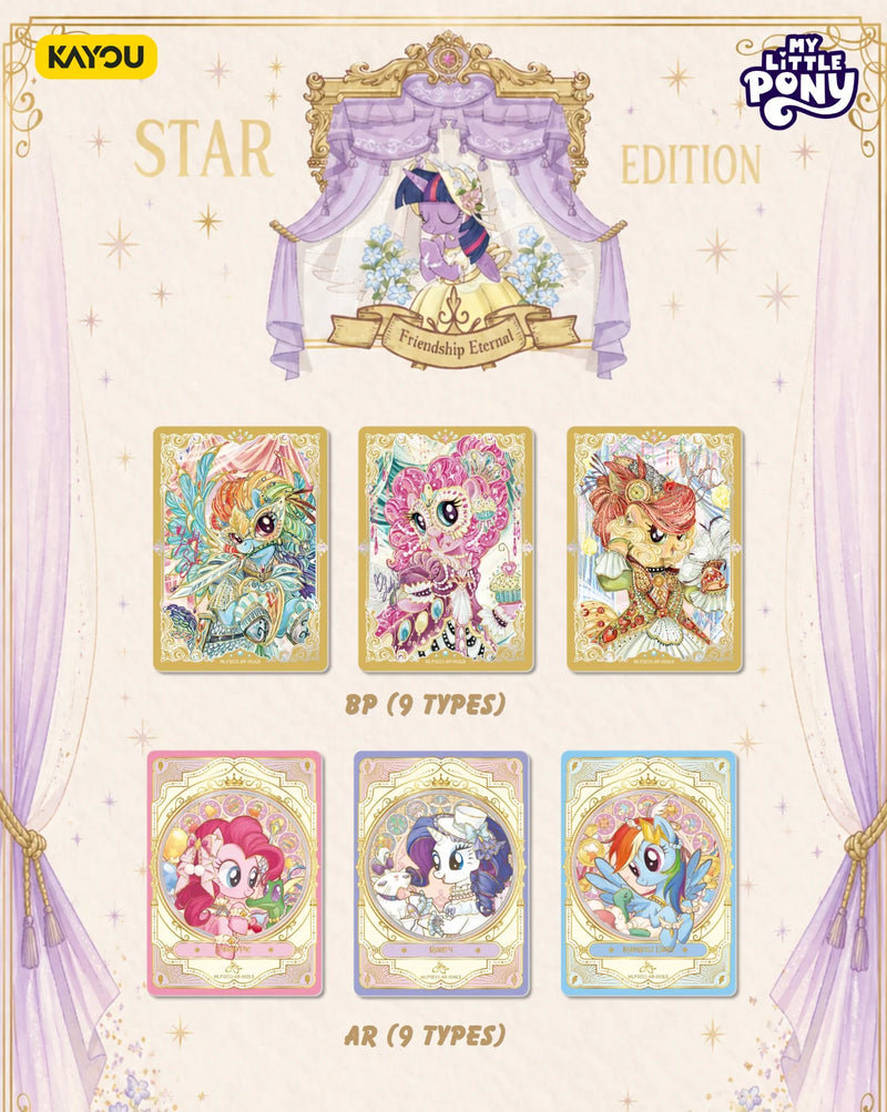 Kayou TCG: My Little Pony - Friendship Eternal Star Edition Series 1 Mini Box Display - 16 Mini Boxes