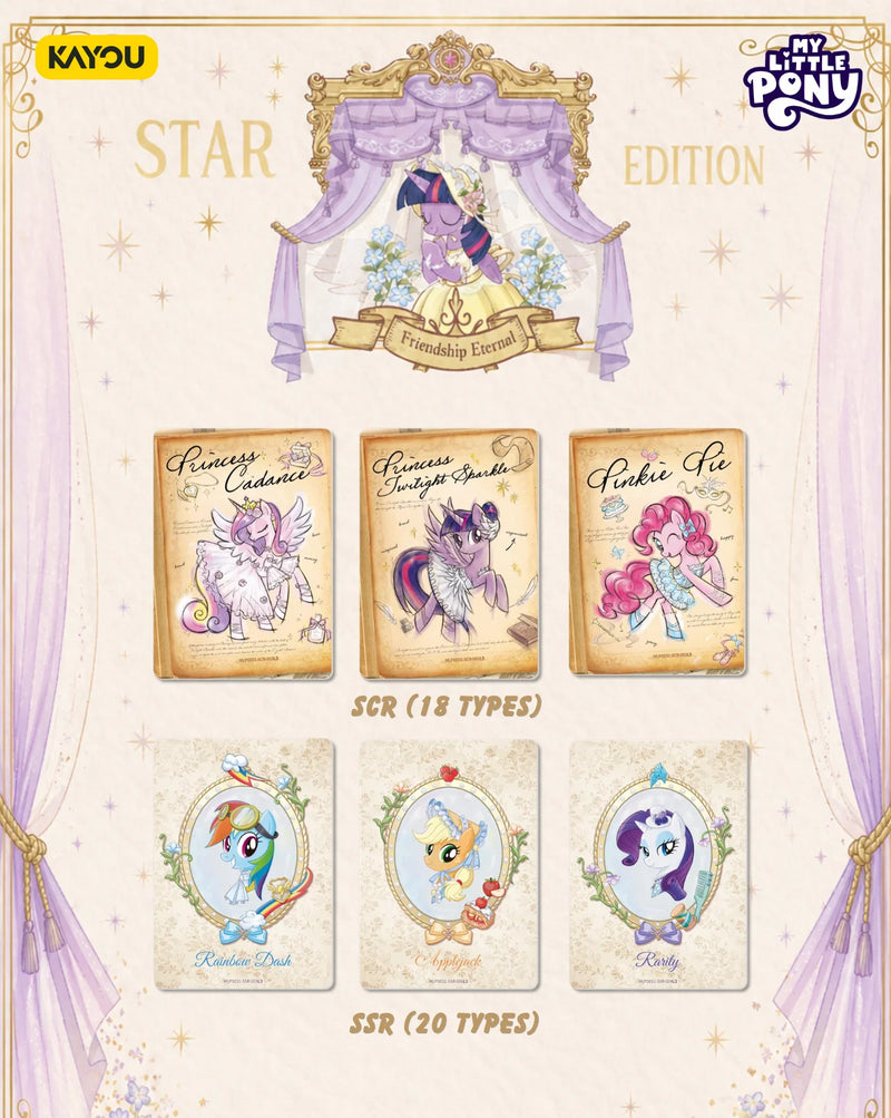 Kayou TCG: My Little Pony - Friendship Eternal Star Edition Series 1 Mini Box Display - 16 Mini Boxes