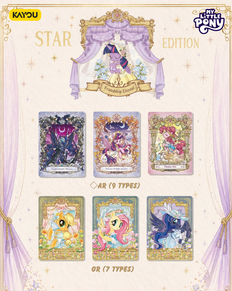 Kayou TCG: My Little Pony - Friendship Eternal Star Edition Series 1 Mini Box Display - 16 Mini Boxes