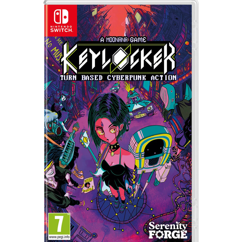 Keylocker: Turn Based Cyberpunk Action [Nintendo Switch] Nintendo Switch Video Game Tesura Games