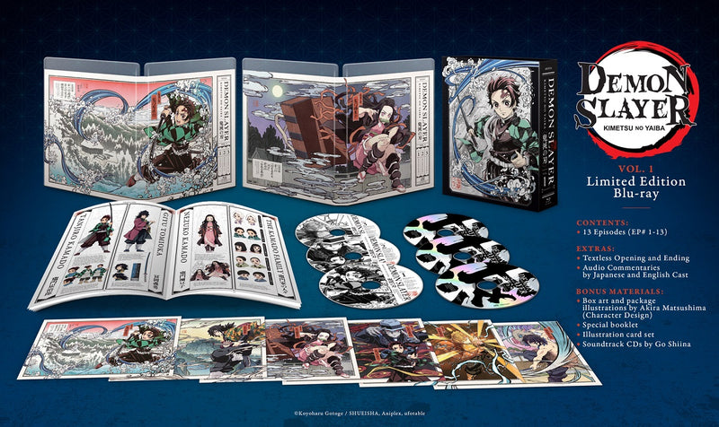 Demon Slayer: Kimetsu no Yaiba Volume 1 - Limited Edition [Blu-Ray] Blu-Ray Box Set / Series Aniplex of America