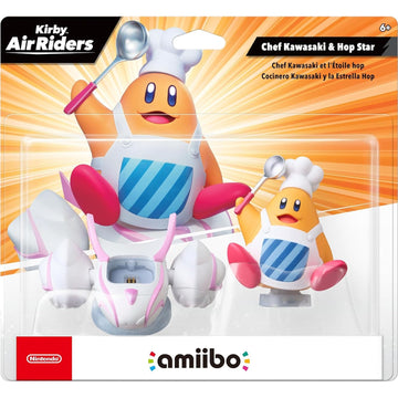 Kirby Air Rider Series: Chef Kawasaki & Hop Star Amiibo [Nintendo Accessory]