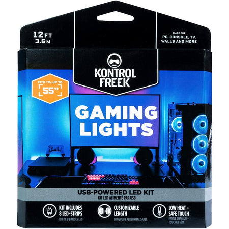 KontrolFreek Gaming Lights USB Powered LED Kit - 12 Ft [Electronics] Electronics KontrolFreek   