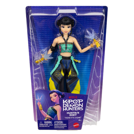 KPop Demon Hunters Fashion Core Doll: HUNTR/X Zoey "How it's Done" Toys & Games Mattel