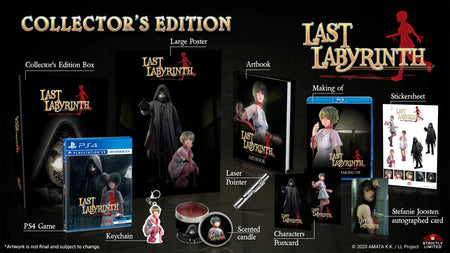 Last Labyrinth - Collector's Edition - PSVR [PlayStation 4] PlayStation 4 Video Game Strictly Limited Games   