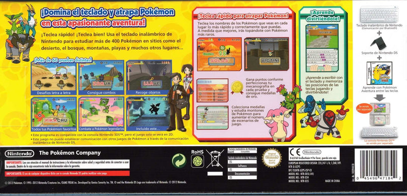 Learn with Pokemon: Typing Adventure [Nintendo DS DSi] Nintendo DS DSi Video Game Nintendo   