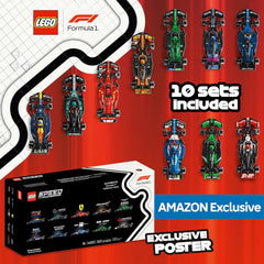 LEGO Speed Champions: Ultimate Formula 1 Collector's Pack - Contains 10 Sets in 1 & Exclusive Poster [LEGO, #66802] LEGO LEGO