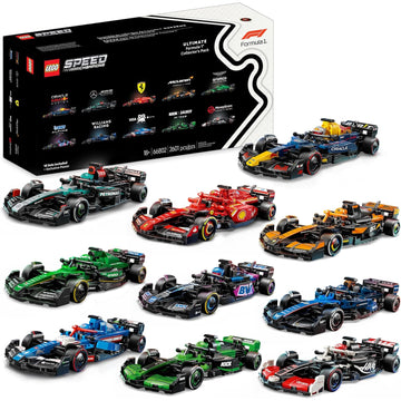 LEGO Speed Champions: Ultimate Formula 1 Collector's Pack - Contains 10 Sets in 1 & Exclusive Poster [LEGO, #66802] LEGO LEGO