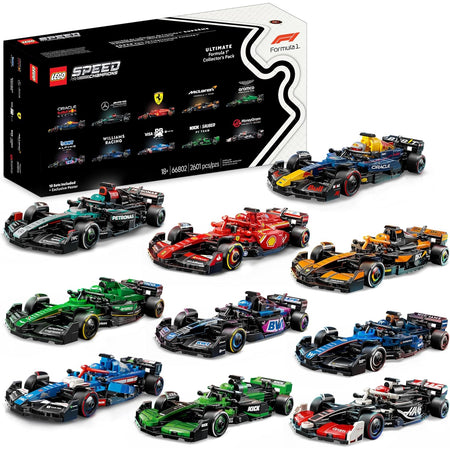 LEGO Speed Champions: Ultimate Formula 1 Collector's Pack - Contains 10 Sets in 1 & Exclusive Poster [LEGO, #66802] LEGO LEGO
