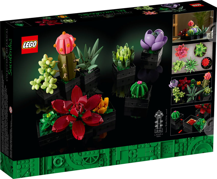 LEGO Botanical Collection: Succulents - 771 Piece Building Kit [LEGO,  #10309, Ages 18+]