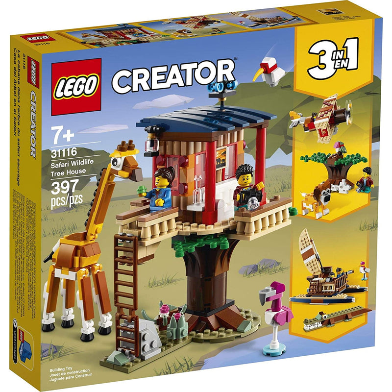 LEGO Creator: Safari Wildlife Tree House - 397 Piece 3-in-1 Building Set [LEGO, #31116 ] LEGO LEGO   
