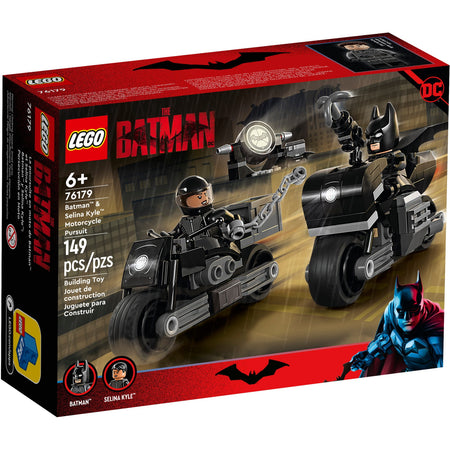 LEGO DC The Batman: Batman & Selina Kyle Motorcycle Pursuit- 149 Piece Building Kit [LEGO, #76179] LEGO LEGO   