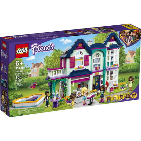 LEGO Friends: Andrea's Family House - 802 Piece Building Kit [LEGO, #41449] LEGO LEGO   