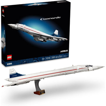 LEGO Icons: Concorde Aircraft - 2083 Piece Building Kit [LEGO, #10318] LEGO LEGO   