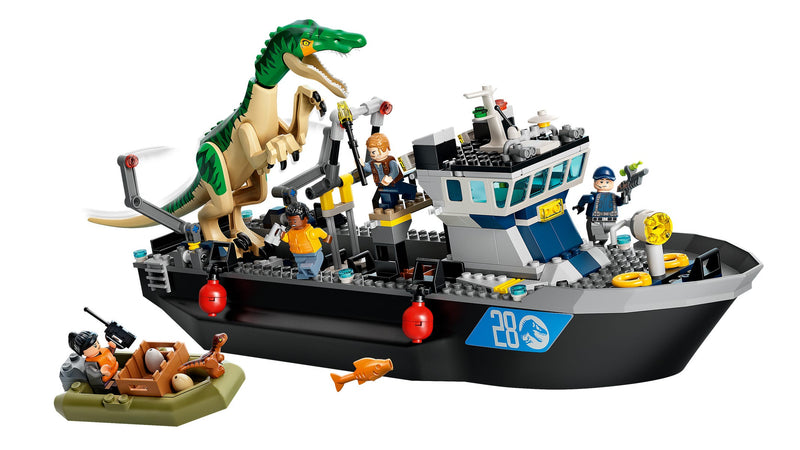 LEGO Jurassic World: Baryonyx Dinosaur Boat Escape - 308 Piece Building Kit [LEGO, #76942] LEGO LEGO   