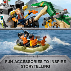 LEGO Jurassic World: Baryonyx Dinosaur Boat Escape - 308 Piece Building Kit [LEGO, #76942] LEGO LEGO   