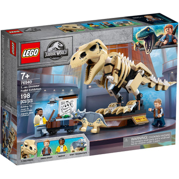 LEGO Jurassic World: T. rex Dinosaur Fossil Exhibition - 198 Piece Building Kit [LEGO, #76940] LEGO LEGO   