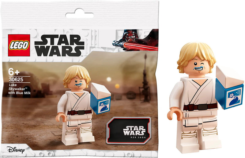 LEGO Star Wars: Luke Skywalker with Blue Milk - 6 Piece Building Kit [LEGO, #30625] LEGO LEGO   