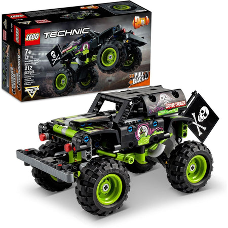 LEGO Technic: Monster Jam Grave Digger - 212 Piece Building Kit [LEGO, #42118] LEGO LEGO   