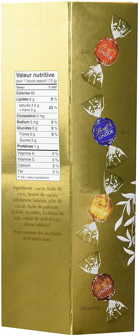 Lindt Lindor Assorted Chocolate Truffles (Hazelnut, Milk, White and Dark) - 900g [Snacks & Sundries] Snacks & Sundries Lindt   