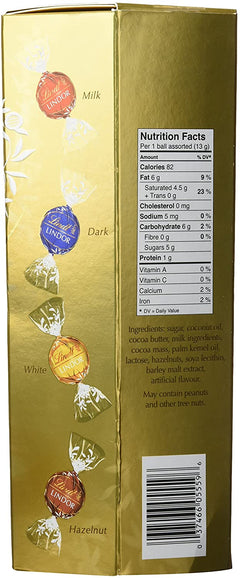 Lindt Lindor Assorted Chocolate Truffles (Hazelnut, Milk, White and Dark) - 900g [Snacks & Sundries] Snacks & Sundries Lindt   