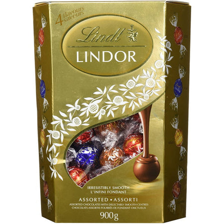 Lindt Lindor Assorted Chocolate Truffles (Hazelnut, Milk, White and Dark) - 900g [Snacks & Sundries] Snacks & Sundries Lindt   