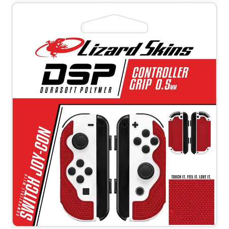 Lizard Skins DSP Controller Grip for Nintendo Switch Joy-Con - Crimson Red [Nintendo Switch Accessory] Nintendo Switch Accessories Lizard Skins   