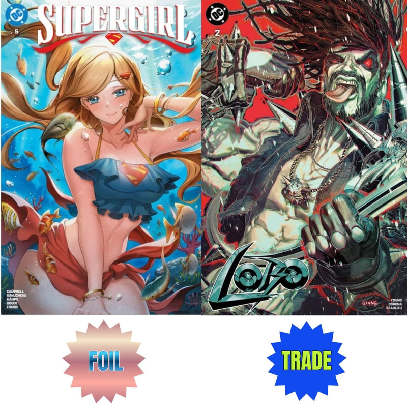 Lobo: #2 & Supergirl: #5 [John Giang & Rachta Lin Shopville Exclusive CVR Bundle] Comics DC Comics
