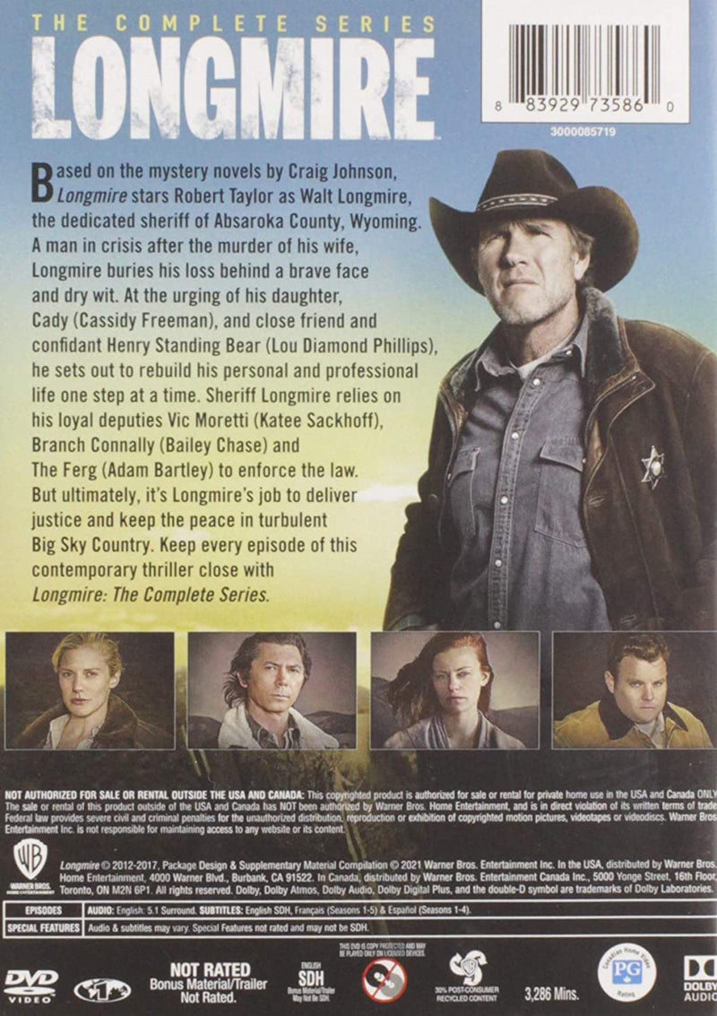 Longmire: The Complete Series [DVD Box Set] DVDs & Blu-Rays Warner Brothers   