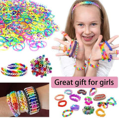 DIY Loom Bands with 23 Colors - Bracelet Making Kit For Kids [Toys, Ages 3+] Toys & Games Wakestar   