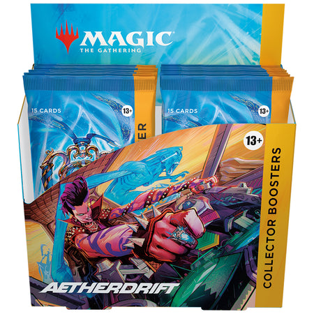 Magic: The Gathering TCG: Aetherdrift Collector Booster Box - 12 Packs Card Game Wizards of the Coast