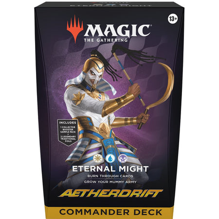 Magic: The Gathering TCG: Aetherdrift Commander Deck - Eternal Might Card Game Wizards of the Coast