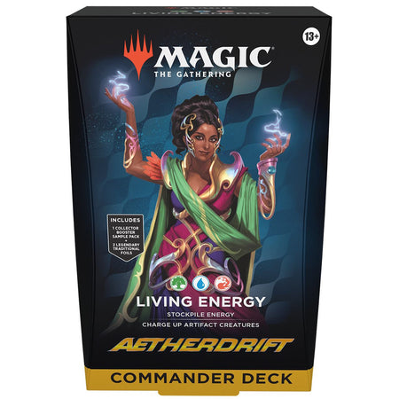 Magic: The Gathering TCG: Aetherdrift Commander Deck - Living Energy Card Game Wizards of the Coast