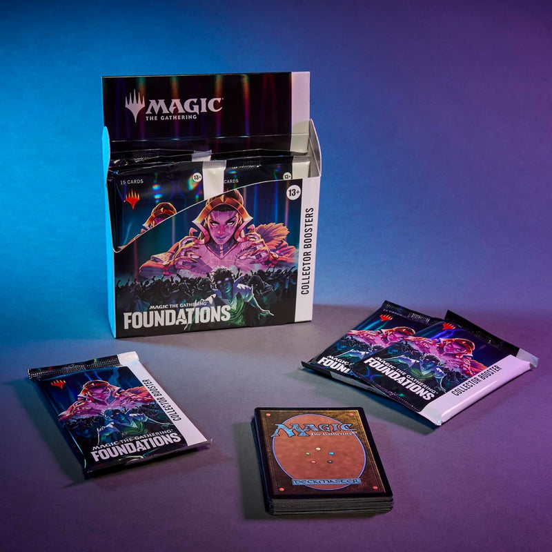 Magic: The Gathering TCG: Foundations Collector Booster Box - 12 Packs Card Game Wizards of the Coast