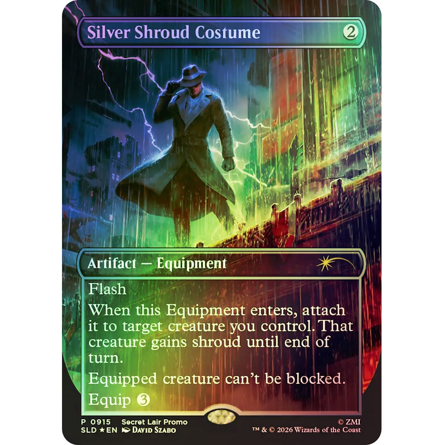 Magic the Gathering: Secret Lair x Fallout: Silver Shroud Costume Prom –  Shopville