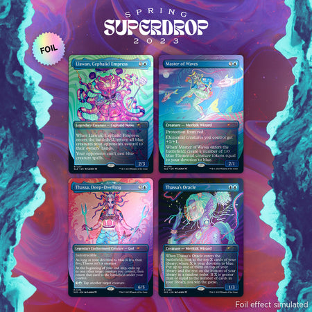 Magic: The Gathering TCG - Secret Lair Spring Superdrop 2023 - Cool Ocean Breeze - Foil Edition Card Game Wizards of the Coast   