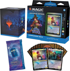 Magic: The Gathering MTG TCG - Universes Beyond: Doctor Who Commander Deck Bundle - 4 Set Decks [Masters of Evil, Blast from The Past, Timey-Wimey & Paradox Power] Card Game Wizards of the Coast
