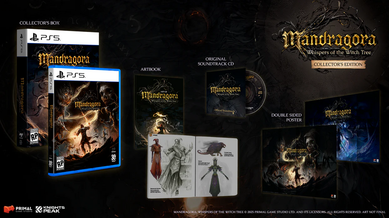 Mandragora: Whispers of the Witch Tree - Collector's Edition [PlayStation 5] PlayStation 5 Video Game Knights Peak