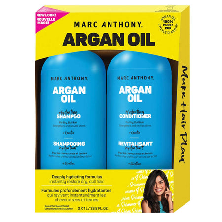 Marc Anthony: Argan Oil  of Morocco - Hydrating Professional Shampoo & Conditioner Set 2 x 1L / 33.8 fl oz [Hair Care] Hair Care Marc Anthony   