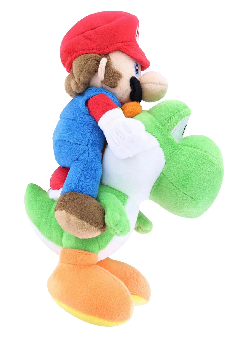 Mario Riding Yoshi Plush - 8" Inch [Little Buddy] Toys & Games Little Buddy   