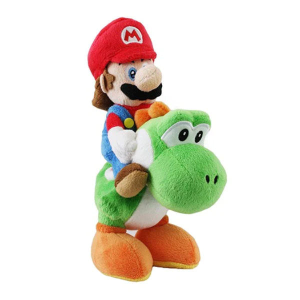 Mario Riding Yoshi Plush - 8" Inch [Little Buddy] Toys & Games Little Buddy   