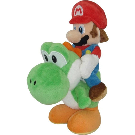 Mario Riding Yoshi Plush - 8" Inch [Little Buddy] Toys & Games Little Buddy   