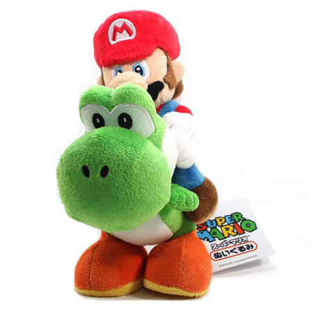 Mario Riding Yoshi Plush - 8" Inch [Little Buddy] Toys & Games Little Buddy   