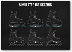 Marsblade O1 Kit - Hockey Off-Ice Training Chassis for Ice and Roller Skates - Large [Sports & Outdoors] Sports & Outdoors Marsblade   