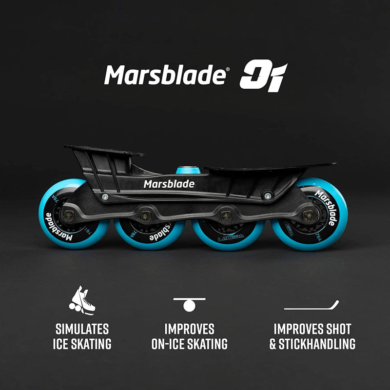 Marsblade O1 Kit - Hockey Off-Ice Training Chassis for Ice and Roller Skates - Large [Sports & Outdoors] Sports & Outdoors Marsblade   