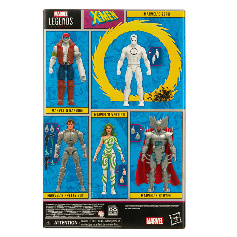 Marvel Legends Series: X-Men 60th Anniversary - Villains Action Figure Set Toys & Games Hasbro