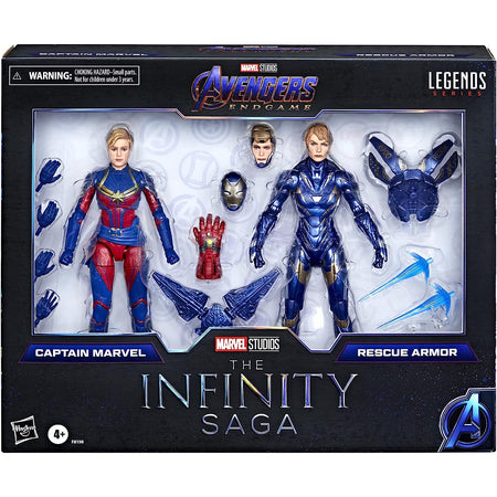 Marvel Avengers Endgame: Legends Series - The Infinity Saga: Captain Marvel Rescue Armor Action Figure [Toys, Ages 4+] Toys & Games Hasbro   