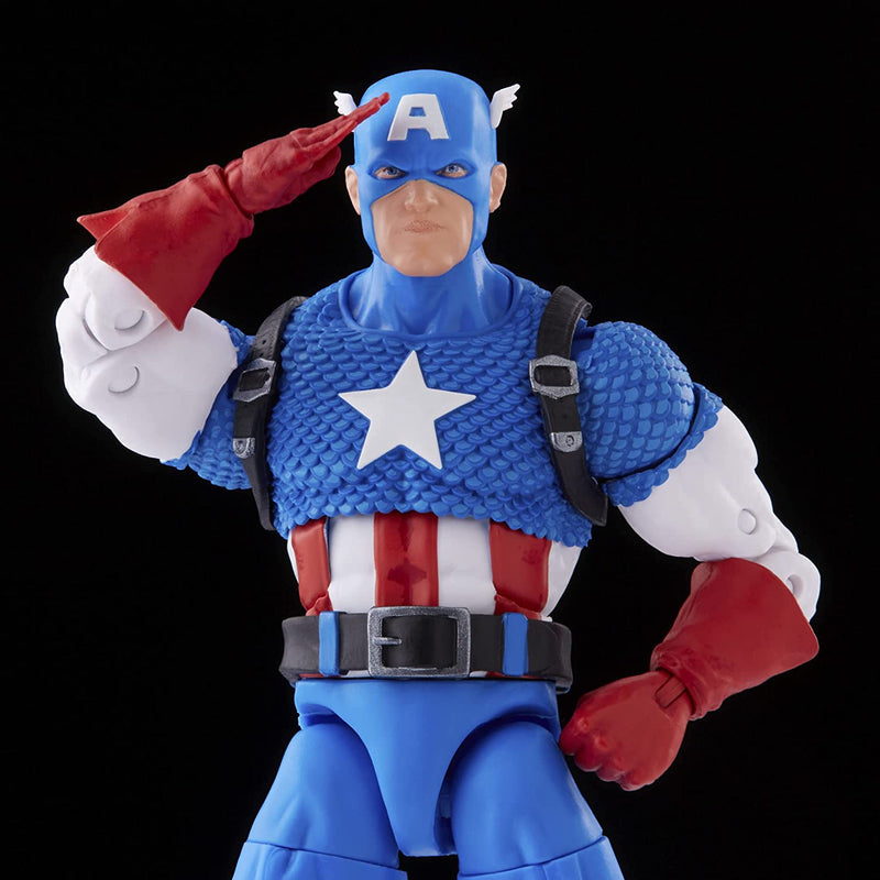 Marvel Legends 20th Anniversary Series 1 Captain America 6-inch Action Figure [Toys, Ages 4+] Toys & Games Hasbro   